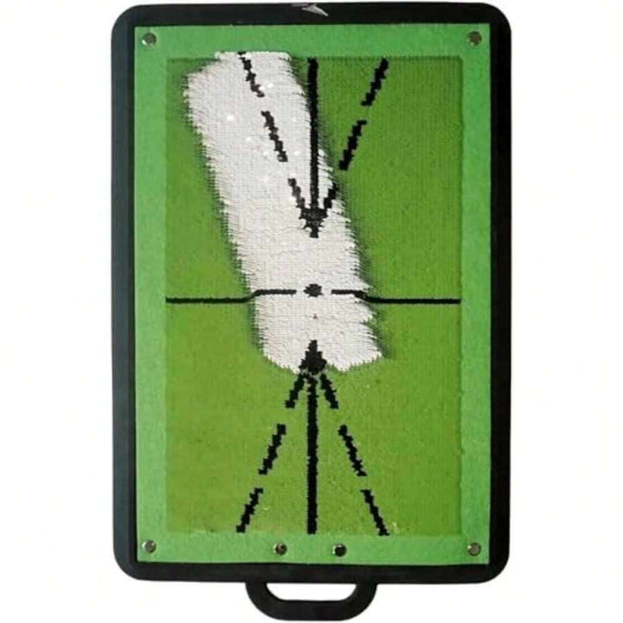 Birdie Mat Pro Premium Swing Training Mat for Analyzing Swing Path and Ball Impact - Rosa - Ver 1