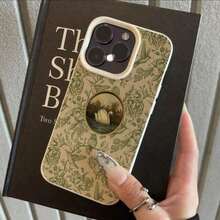 1pc Vintage Floral Heart Frame Swan Pattern TPU Phone Case Compatible With IPhone 17 Pro Max/17/16 Pro Max/15/13/12/11, S20 FE/A15/S24/A55, Redmi Note 11/12/13 Pro, Full Body Soft Protective Cover - Kiểu 10 (1 chiếc) - Xem 1