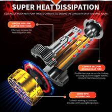 HYNBYZJ Bộ 2 bóng đèn pha LED H11 H7 H4, ánh sáng trắng lạnh 6000K, độ sáng 120000LM, công suất 260W, bóng đèn LED độ sáng cao, chùm sáng toàn phần, phù hợp để thay thế bóng đèn H1 H3 9005 9006, HB3 HB4 HB5 HB2 9003, bóng đèn sương mù, chùm sáng cao/thấp, độ sáng tăng 2200%. - A - Xem 3