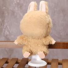 [Minimalist Style] For Labubu Adjustable Metal Doll Stand | 12-15cm Teddy Bear/Action Figure Display Stand, Black/White Base, Portable Photography Prop (Multiple Angle Fixation + Plush Doll Storage Rack) - Multicolor - View 5
