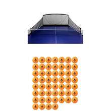 JOOLA iPong Carbon Fiber Table Tennis Ball Catch Net Training 3 Star Table Tennis Balls - Blanco - Ver 6