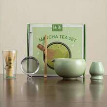 1pc/5pcs Japanese Matcha Bowl, Matcha Whisk Set, Includes Whisk, Tea Scoop, Tea Strainer, Tea Cloth, Traditional Tea Ceremony Tools, Holiday Gift - Multicolor - View 7