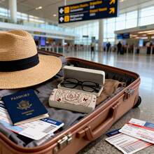 Estuche para gafas con diseño de rosa 2026, caja de almacenamiento para gafas - Multicolor - Ver 7