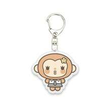 Hearts2Hearts 卡通毛绒亚克力 DIY 创意钥匙扣、包包挂饰、配饰、精致学生背包吊坠 - 彩色 - 查看 16