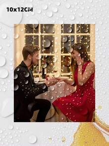 1/4/12/20 Pcs Personalized Photo Wine Bottle Labels, Customized Wedding Champagne Whiskey Stickers, Waterproof Oil-Proof Adhesive Decorative Labels, Wedding Favors For Guests - Multicolor 1 - View 11