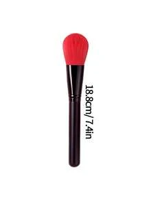 2pcs Soft Bristle Non-Shedding Makeup Brushes Set, Powder Blush Brush, Dense Face Makeup Brushes - Black - View 8