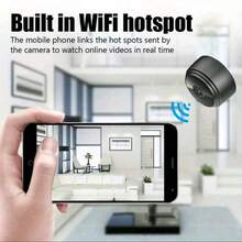 A9 WiFi Mini Camera Wireless Video Recorder, Home Security Camera, Smart Home Monitoring Camera For Pet, Indoor Surveillance Camera - Black - View 2