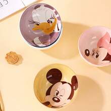 4.8 Inch Disney Mickey Mouse Embossed Rice Bowl, High Quality Cartoon Small Bowl For Home & Kids - Multicolor - View 4