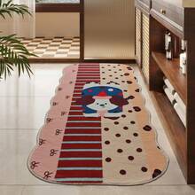 1pc Cartoon Dog Printed Bath Mat, Bathroom Rug, Kitchen Mat, Area Rug, Laundry Room Carpet, Soft Plush Printed Rug, Area Decor Carpet, Thick Anti-Fatigue Kitchen Mat, Waterproof Non-Slip, Farmhouse, Comfortable Standing Mat For Sink, Bathroom, Laundry Room - Cartoon Dog Pattern - View 6
