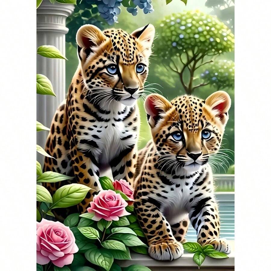 1 Set Handmade 5D DIY Diamond Painting Kit, Suitable For Home Bedroom Entrance Study Bathroom Decoration Canvas Wall Art, Holiday Gift