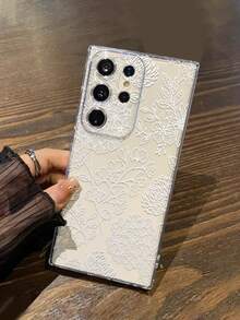 Ốp lưng điện thoại trong suốt, tối giản, chống rơi, họa tiết hoa, tương thích với iPhone 17/17 Pro, 16/15 XR/7/8, 16 Pro Max, 13/14 Pro Max, Galaxy, và Redmi 10/9/Note 9/12C/Note 11 Pro/Note 8 Pro/9C/9A - Nhiều màu - Xem 4