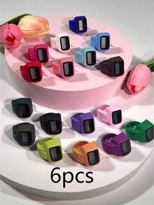 Silicone Finger Counter, Portable Ring-Shaped Tally Counter, Counting Device - Multicolor - View 17