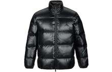 Chaqueta de plumón Jordan Flight holgada y cálida con cremallera para hombre, color negro - Negro - Ver 15