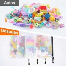 38 Pcs Bolsas de Malla con Cierre, Bolsas impermeables con cremallera de PVC,Organizador de Archivos Tamaño A4, Carpeta Organizadora de Documentos, para Aula, Escuela, Oficina, Suministros de Viaje - / - Ver 6