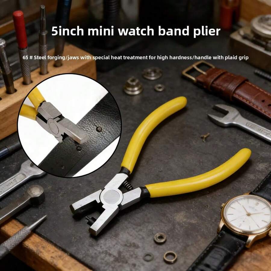 2.0毫米通用皮革打孔器，适用于薄皮带、鞋子、布艺狗项圈、DIY家居或手工艺项目、表带打孔器、皮革打孔钳