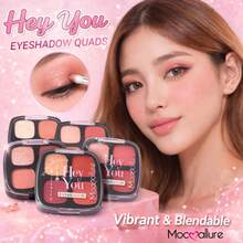 Mocoallure Cuartetos sombras de ojos en tonos neutros, marrones y rosas - #04 - Ver 3