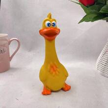 Latex Pet Toy - Squeaky Latex Mini Yellow Duck Chew Toy, Durable Stress Relief Toy For Dogs - Mustard Yellow - View 3