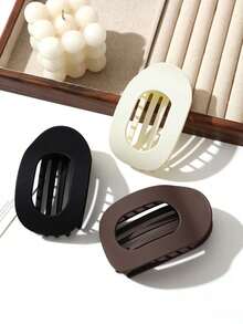 2/1 pieza Pinza de pelo cuadrada plana, minimalista elegante, pinza de pico de pato grande, pinza de pelo occipital, pinza de pelo, accesorio de pelo, relleno de media, regalo de mujer, regalo, relleno de media, regalo de mujer, regalo, regalo, relleno de media para adultos, relleno de media para adultos, accesorio de pelo, accesorio de mujer, relleno de media, accesorio de pelo para adultos, accesorio de pelo, regalo creativo para mujer, relleno de media de belleza, regalo de mujer - Multicolor - Ver 7