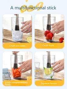 Stainless Steel Crushed Ice Cream Mixing Palette (Random Color) - Multicolor - View 6