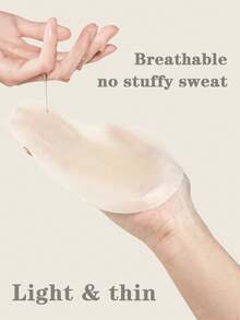 2/4Pcs Plus Size Silicone Nipple Covers Ultra-Thin Breast Lift Sticky Bra Reusable Invisible Pasties For Strapless Dress - Multicolor - View 5