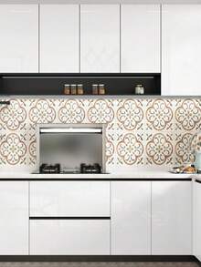 1卷光面自粘墙纸，防污、防刮、防水、耐高温，即撕即贴，适用于墙壁、橱柜、台面、桌子、椅子、房间、衣柜等的装修保护膜 - 防油貼 - 查看 5