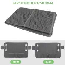 Golf Cart Seat Covers with 4 Pockets and Non-Slip Bottom Universal Golf Cart Seat Towel Blanket Fits for EZGO  Club Car and More 2 Person Seat Golf Carts - GRIS - Ver 5