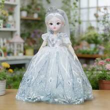 6.3 Inch High-Quality 20-Joint BJD Princess Doll Set, Birthday Gift Toy, Holiday Present - Multicolor - View 3