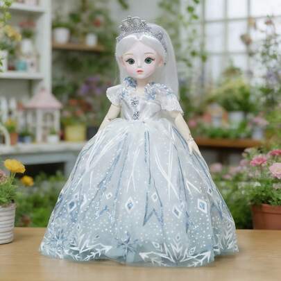 6.3 Inch High-Quality 20-Joint BJD Princess Doll Set, Birthday Gift Toy, Holiday Present