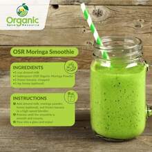 Organic Moringa Powder - 8 Oz (226g) | USDA Organics, Non-GMO, Kosher, Halal, Moringa Olifera Powder - 100% Raw And Natural, By SHOPOSR - Màu A - Xem 6
