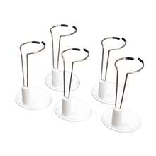 [Minimalist Style] For Labubu Adjustable Metal Doll Stand | 12-15cm Teddy Bear/Action Figure Display Stand, Black/White Base, Portable Photography Prop (Multiple Angle Fixation + Plush Doll Storage Rack) - Multicolor - View 8