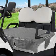 Golf Cart Seat Covers with 4 Pockets and Non-Slip Bottom Universal Golf Cart Seat Towel Blanket Fits for EZGO  Club Car and More 2 Person Seat Golf Carts - GRIS - Ver 8