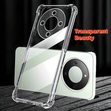 4 套防震透明手机壳，手机壳，手机保护套，防震手机壳，透明手机壳，简约手机壳，防震 TPU 手机壳，轻便手机壳 - 無色 - 查看 2