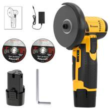 Pure Copper Motor Mini Angle Grinder 19500MAX RPM For Cutting Grinding Polishing One-Hand Operation Full Saw Blades - US A Type Plug(110-127V) - View 12