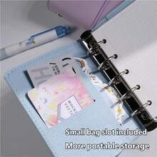 1个M5可替换内芯笔记本封套 - PU皮革质感便携背带，空白可替换内芯，可重复使用，适合旅行，是日记爱好者日常创意记录的理想之选 - 空白本 - 查看 7