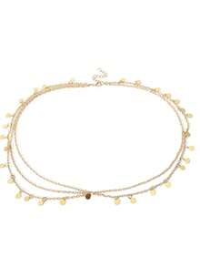 New European And American Sequin Wavy Tassel Chain Headband Hair Accessories - Multicolor - View 2