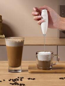 全新奶泡器、大功率手持奶泡器、迷你奶泡器、咖啡搅拌器、不锈钢拿铁、卡布奇诺、抹茶、热巧克力咖啡及饮料搅拌机、便携式奶泡机、无线电动奶泡器迷你咖啡机 返校 - 彩色 - 查看 3