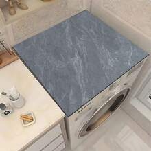1pc High-End Gray Marble Texture Design, Warm Home Atmosphere, Diatomite, Non-Slip, Suitable For Washing Machine Cover Pad, Dryer Cover Pad, Coffee Machine Pad, Kitchen Countertop Pad. Multi-Purpose Household Mat - Sophisticated Gray Marble Texture Design In 3 Colors - View 14