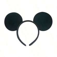 1 pieza Diadema de la serie Disney con lazo suave, adorables orejas de Minnie Mouse, accesorio para el cabello con decoración de dibujos animados, adecuado para uso diario, fiesta de princesas, fiesta de cumpleaños, regalo o fiesta de disfraces, accesorio para el cabello de moda para mujer, Día de San Valentín, diadema, accesorio para el cabello - Multicolor - Ver 9