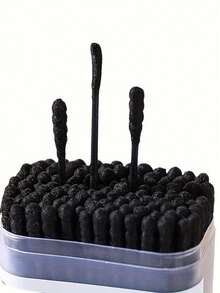 100支双头软耳勺，耳垢清除棉签 - 温和去除黑头和清洁，独立包装卫生耳勺，双头设计，高品质包装，日本个人护理工具，时尚容器，舒适握感 - 雙頭 - 查看 8