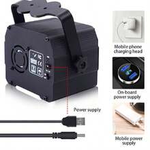 DJ Disco Ball Lights, Party Lights, Remote Control Pattern Projector, LED Sound Activation, RGB Strobe Projection Lights, Christmas, Halloween, Holiday Parties, Karaoke Bar, Birthday, Wedding, Club Atmosphere Lights - USB Plug-in Model - View 12