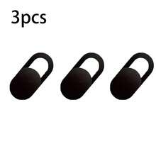 6pcs/10pcs/20pcs Camera Lens Cover, Metal Privacy Sticker For Smartphone, Computer, Webcam, Gift For Birthday, Easter, Boyfriend, Girlfriend - Black - View 8