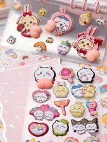 1pc Random 3D Cute Squeeze Sticker, Suitable For Decorating Phone, Laptop, Luggage, Water Bottle, Skateboard, Notebook And Guitar. Great For Daily Use And Children's Birthday Gifts. - Multicolor - View 8