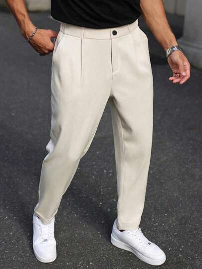 男士休闲商务正装裤，时尚简约百搭西装裤