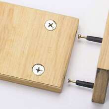 Đầu nối 3 trong 1, bánh răng lệch tâm bằng sắt dùng cho cửa tủ, đầu nối tháo lắp và cố định. - Bộ bánh răng lệch tâm - 1 chiếc - Xem 2