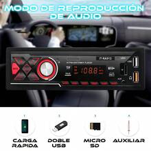 Estéreo de Auto Estéreo Coche Reproductor Mp3 Radio Con Fm Bluetooth5.0 Aux 2USB Estereo Auto 4 Modos De Reproducción De Música RCA, Lector de tarjeta SD - A - Ver 6