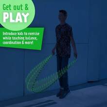 8 Foot Glow In Dark Rope, Active Outdoor Youth Fitness Exercise Equipment, Braided Nylon Gym Accessories - Green - View 5
