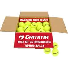 GAMMA Sports Pressureless Tennis Balls Box - Ideal for Practice Teaching and Training with High-Visbility Felt - Indoor and Outdoor Court Play - 48 and 75 Pack Sizes - Caja de 18 - Ver 8