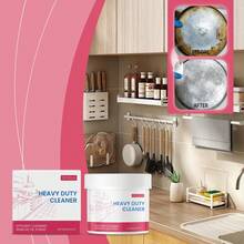 jakehoe 100克 + 赠送海绵 | 多用途不锈钢清洁膏 | 强力除锈剂和金属抛光剂 | 强效厨房去油剂，适用于烧焦的锅具、烤箱、水槽和瓷砖 - 固體 - 查看 2