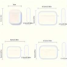 Cat-Themed Apple Wireless Earphone Protective Case, Compatible With Apple , Scratch-Resistant And Anti-Drop - Clear - View 6