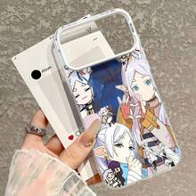 Funda para teléfono con personajes mágicos de anime, compatible con Samsung,  17,  16 Pro Max,  15 Pro Max,  13 y  12. Diseño plateado premium, hecha de TPU, que ofrece protección contra golpes y caídas. Un regalo perfecto para familiares, amigos, seres queridos, novios/novias y aniversarios. - Plateado - Ver 4